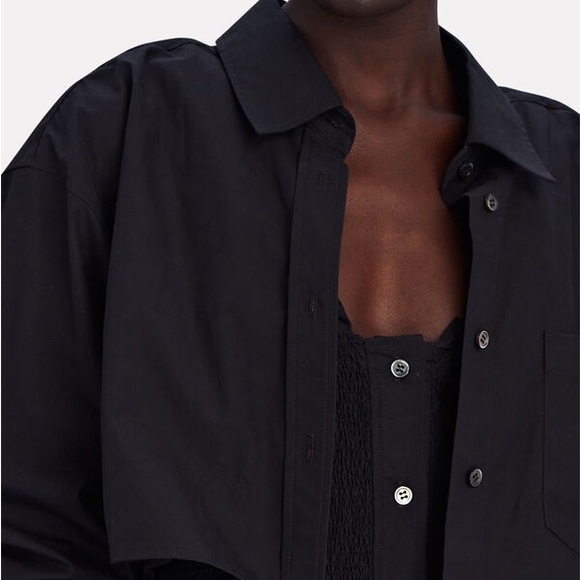 Alexander Wang Smocked Cami With Cropped Shirt - Picture 3 of 3